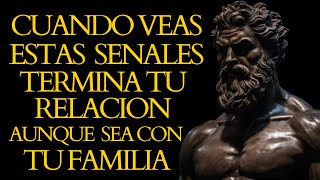 13 SEÑALES de que DEBERÍAS TERMINAR CUALQUIER CONTACTO incluso si es tu familia o amigo | Estoicismo