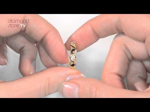 Diamond And Sapphire  2.5mm Wide Ring In 9K yellow gold - A3929