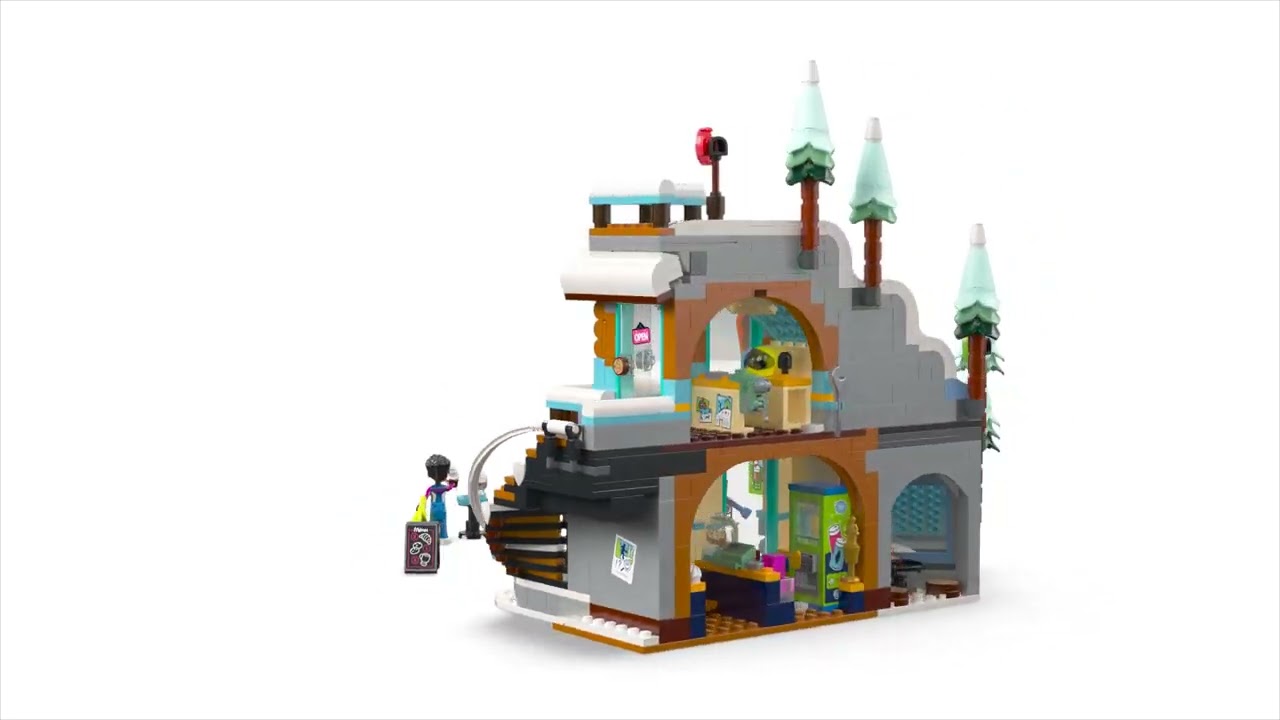 LEGO Friends - Lyžařský resort s kavárnou