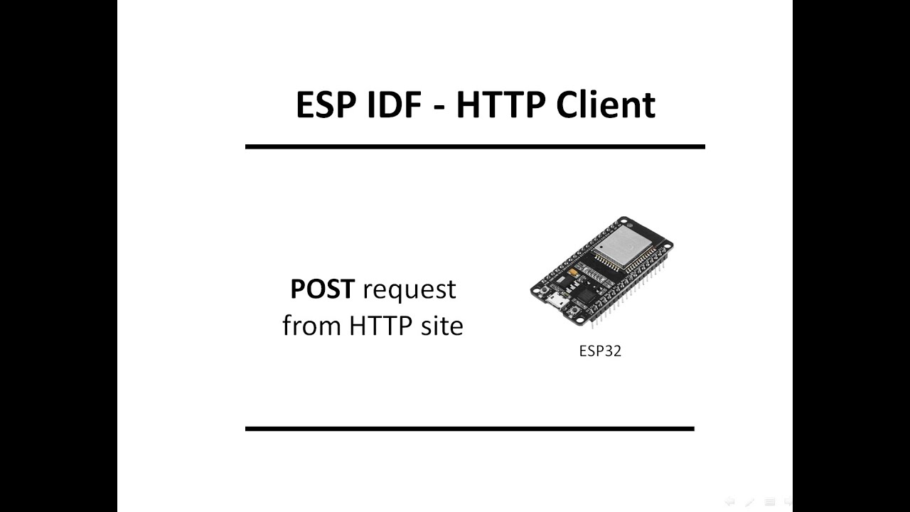 HTTP Client - FreeRTOS ESP IDF - POST request for ESP32