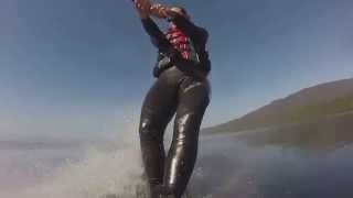 preview picture of video 'Waterskiing - Te Anau, NZ'