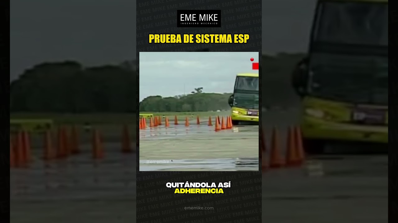 Prueba con buses del Control Electrónico de Estabilidad (ESP)