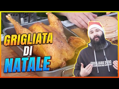 Grigliata di NATALE | Vin Brulè , Cappone ripieno e Panettone Gastronomico