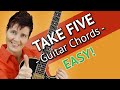 TAKE FIVE Guitar Chords EASY CHORDS Comping GUITAR LESSON