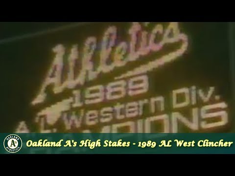 Oakland A's High Stakes Victories Episode 1 - AL West Clincher (1989)