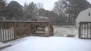 Time Lapse of Snow February 12 2016