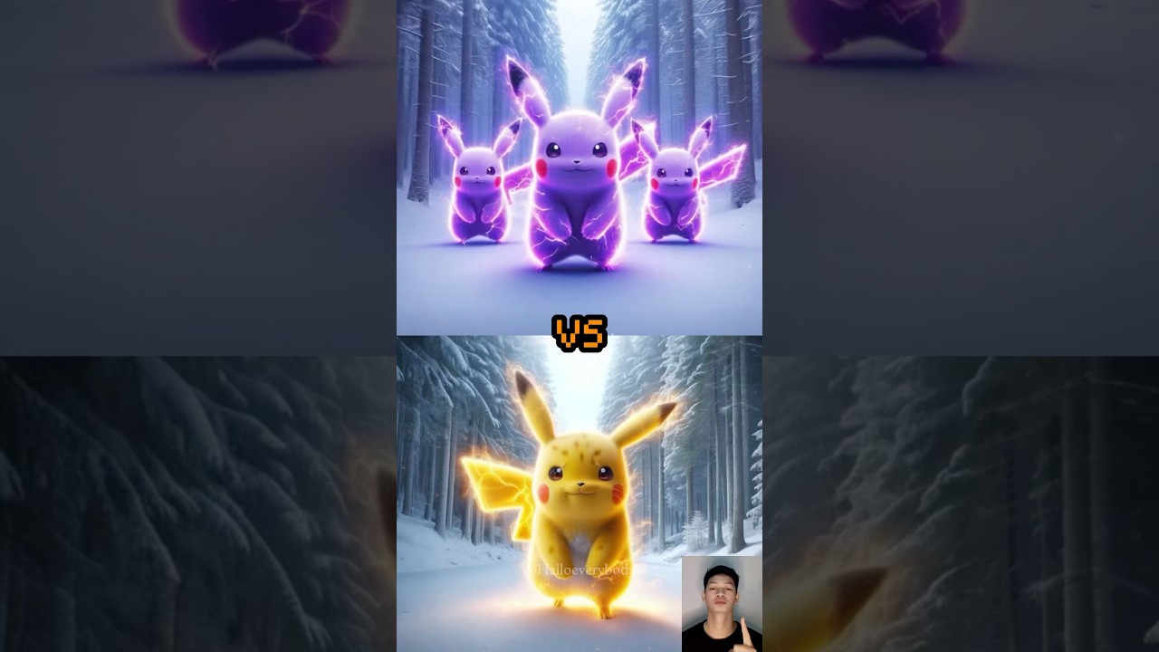 The Battle Between Green Pikachu Vs Pikachu and Sonic, Spider-Man