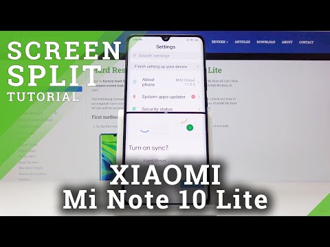 How to Enter Split Screen in Xiaomi Mi Note 10 Lite  - Dual Apps Feature