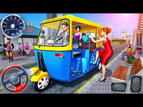 Indian Tuk Tuk Auto Rickshaw Driving - City Mountain Auto Driver - Android Gameplay HD