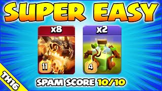 This Super Dragon Attack is SO EASY!!! TH16 Attack Strategy (Clash of Clans)