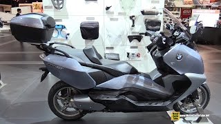 2015 BMW C650 GT Maxi Scooter - Walkaround - 2014 EICMA Milan Motorcycle Exhibition