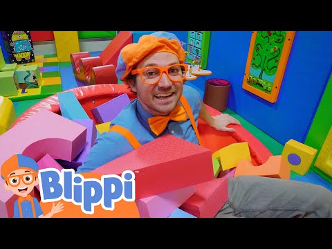 Blippi's Indoor Playground Learning | Educational Videos For Kids