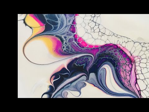 708 Acrylic Fluid Art Swipe ~ Simply Beautiful  ~ Art By Susan King