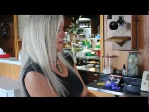 Grey Haired Lady - Naked In Public
