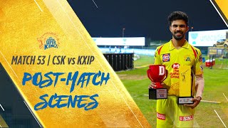 IPL 2020 Match 53: Post-match Scenes: CSK vs KXIP #Whistlepodu #Yellove