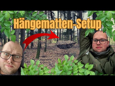 Hängematten-Setup 3in1 #Hängematte #outdoor #bushcraft