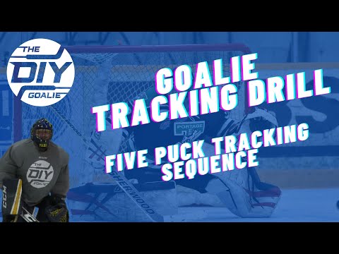Goalie Tracking Drill - Five Puck Tracking Sequence