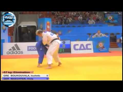 European Judo Championship Chelyabinsk 2012 -57kg BOUKOUVALA Ioulietta (GRE)-WAECHTER Viola (GER)