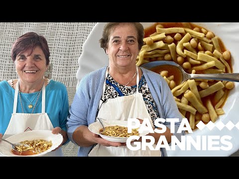 How to make pasta with chickpeas and saffron! | Pasta Grannies