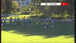 preview picture of video 'IV liga: MKS Ciechanów - Polonia Warszawa / I połowa (07.09.2013)'