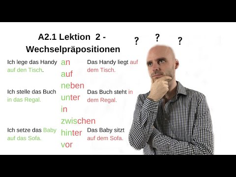 Deutschkurs A2.1 - Wechselpräpositionen