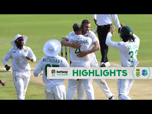 Proteas vs West Indies | 1st Test | Highlights | Day 2 | SuperSport Park, Centurion