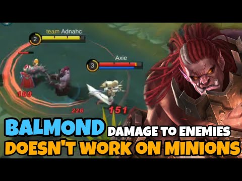 Balmond damage to enemies and doesn't work on minions