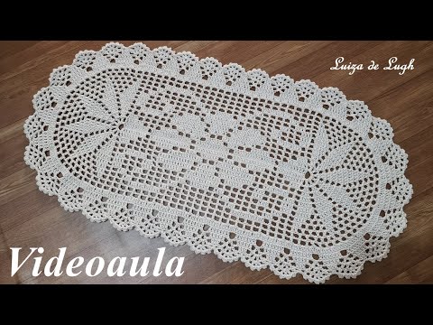 TAPETE CROCHÊ DESENHO LINDO @LuizadeLughcroche