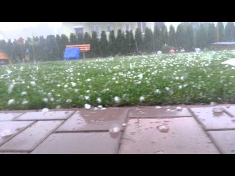Riesen Hagel Unwetter Deutschland Zeißig