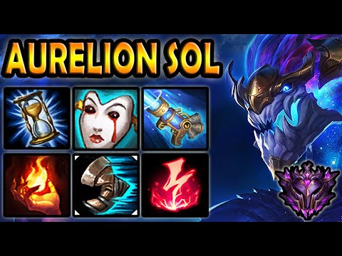 Aurelion Sol MID vs Zed [ Quadrakill ] Korea Master ✔️