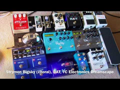 Post rock ambient guitar pedals, pedalboard, Disaster Area DMC-3 — Nick Rees
