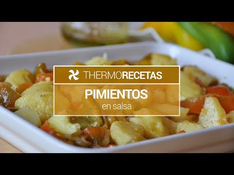 Pimientos en salsa con patatas