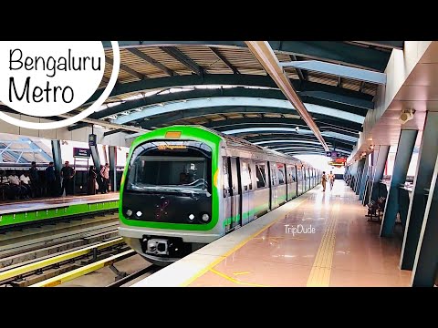 Bangalore Metro Train Travel 🚇 Namma Metro Bengaluru Sightseeing