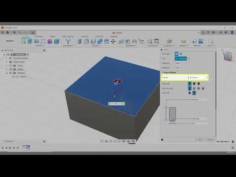 Autodesk Fusion 360 Day-14  How to create a hole