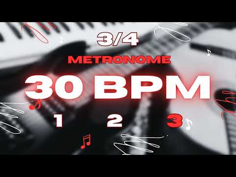 30 BPM - 3/4 & 3/8 Metronome