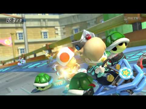 Mario Kart 8 - Second Race, but still 1st Place?? In Water Park