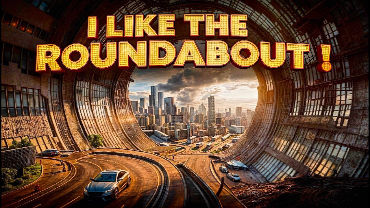 Traffic Lights vs. Roundabouts: An AI Visual Essay on Control