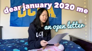 dear january 2020 me - an open letter about what i've learned from this year