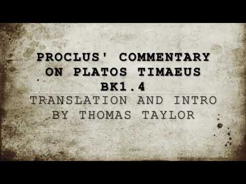 Proclus on Platos Timaeus bk 1 4