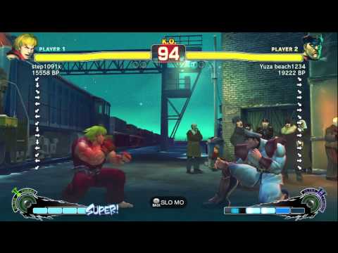Kim1234 [Bison] vs step1091x [Ken] SSF4 Japanese Online Ranked Matches - TRUE-HD