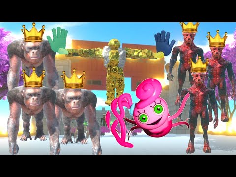 KING GORO BROTHERS + POPPY PLAYTIME PLAYER ATTACK KING KOZAROG BROTHERS + MOMMY LONG LEGS -  ARBS