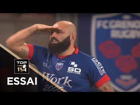 TOP 14 - Essai Mike TADJER (FCG) - Grenoble - Toulouse - J2 - Saison 2018/2019