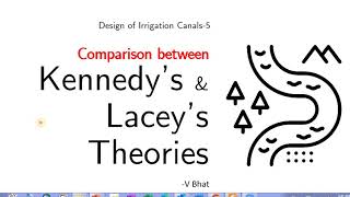 Comparison between Kennedy's and Lacey's silt theories I Irrigation Engg.