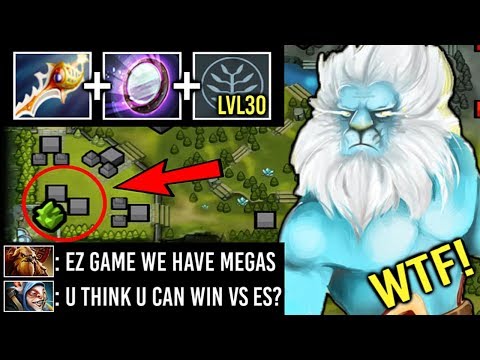MIRROR SHIELD 30 LVL Rapier PL vs Hard Counter ES Meepo Crazy Megas Def Most Imba Hero 7.23 Dota 2