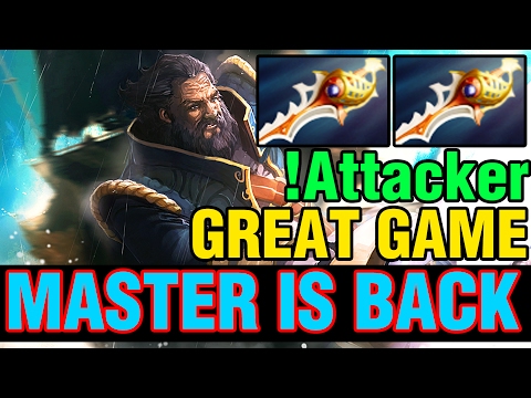 THE KUNKKA MASTER IS BACK !! - !ATTACKER GREAT GAME 2 DIVINES - Dota 2