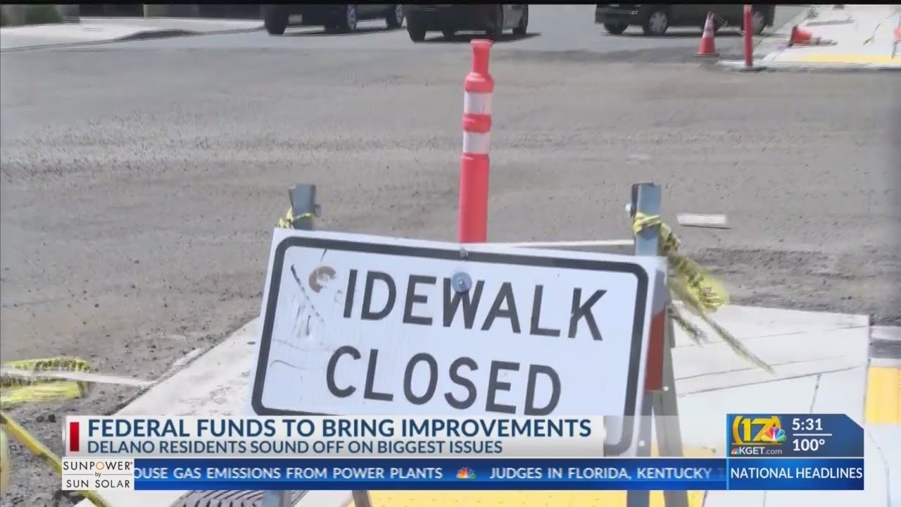 Federal funds to continue improving infrastructure in Delano
