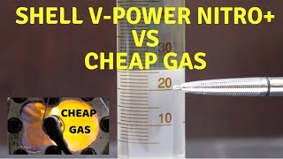 Shell V-Power NiTRO+ vs Cheap Gasoline. Is it better?  Let