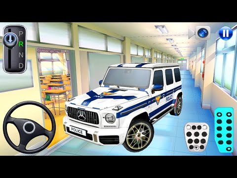 New Police Mercedes Car in School Building - 3D Driving Class - Android Gameplay - Car Game 2026