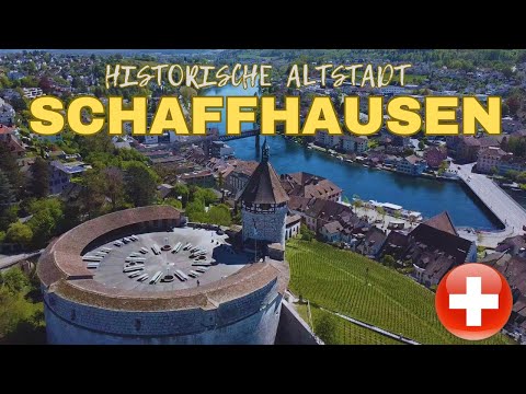Schaffhausen Rundgang in der historischen Altstadt 🇨🇭 4k