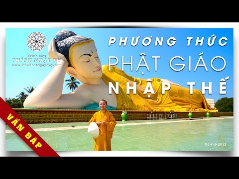 Vấn đáp: Phương thức Phật giáo nhập thế (04/04/2012) Thích Nhật Từ